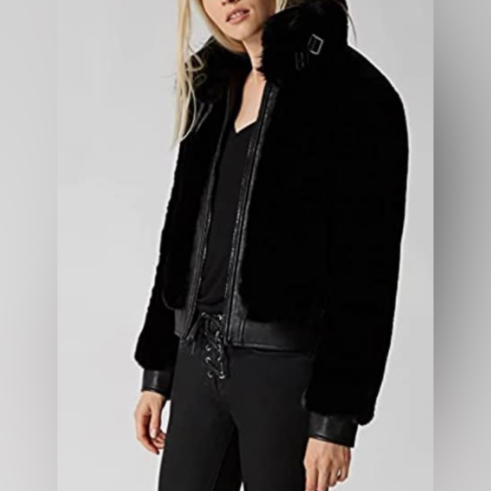 Blank NYC Faux Fur Coat